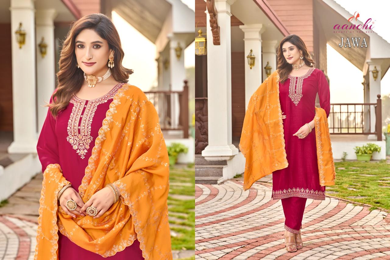 Aanchi Jawa Catalog designer kurti catalogue for resale