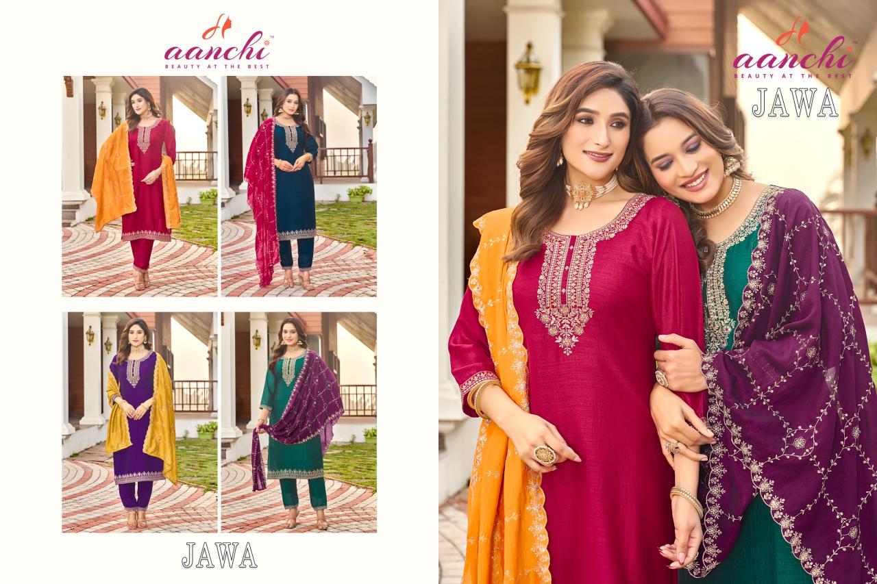 Aanchi Jawa Catalog designer kurti catalogue for resale