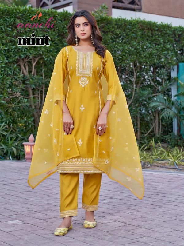 Aanchi Mint catalog kurti wholesaler in surat