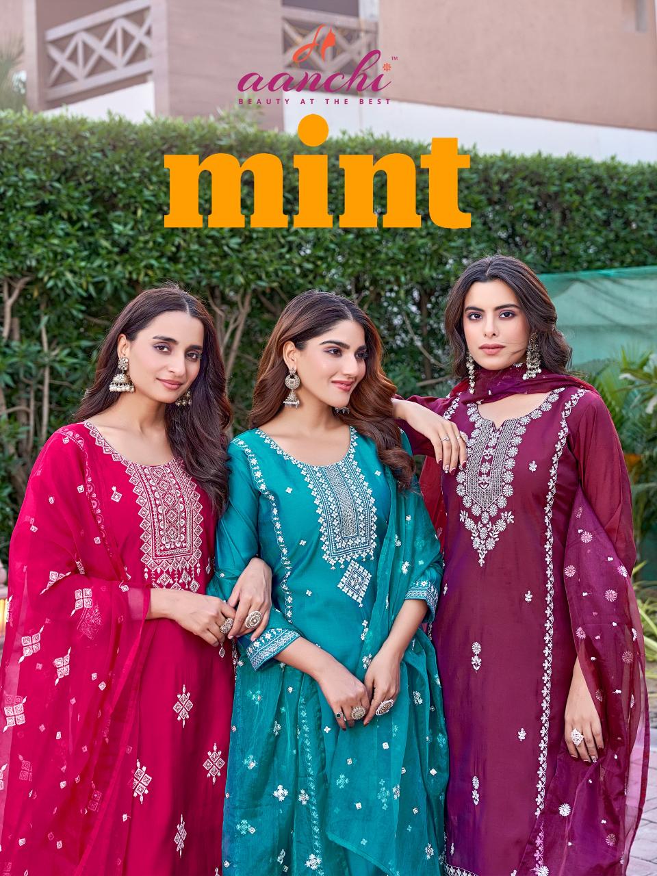 Aanchi Mint catalog kurti wholesaler in surat
