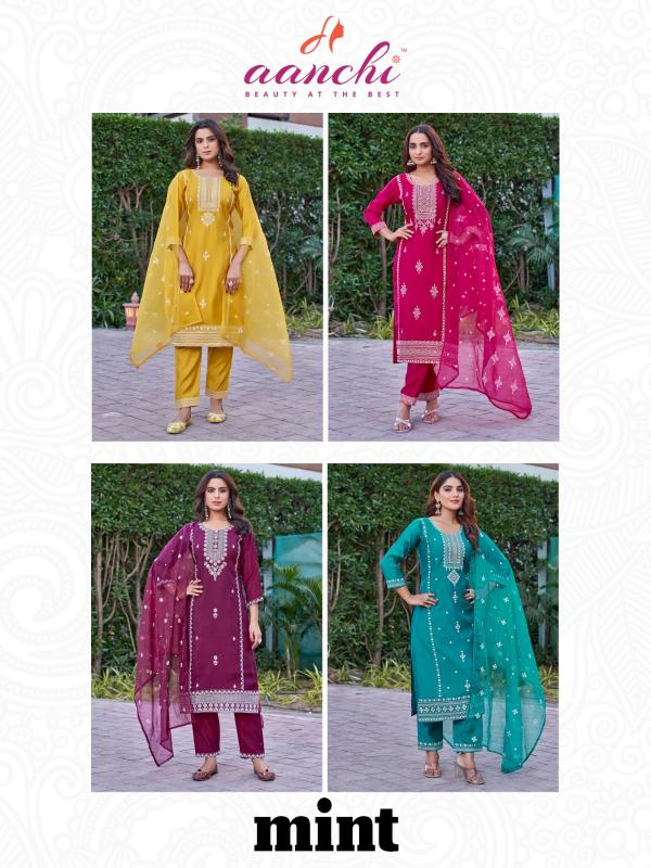 Aanchi Mint catalog kurti wholesaler in surat