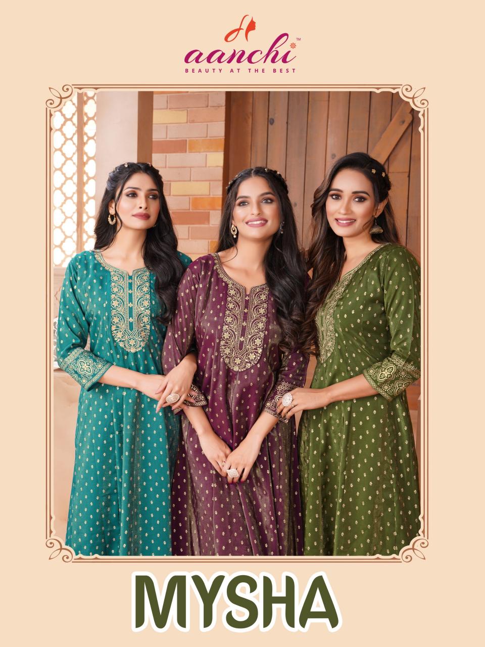 Aanchi Mysha Catalog wholesale kurti catalogue online