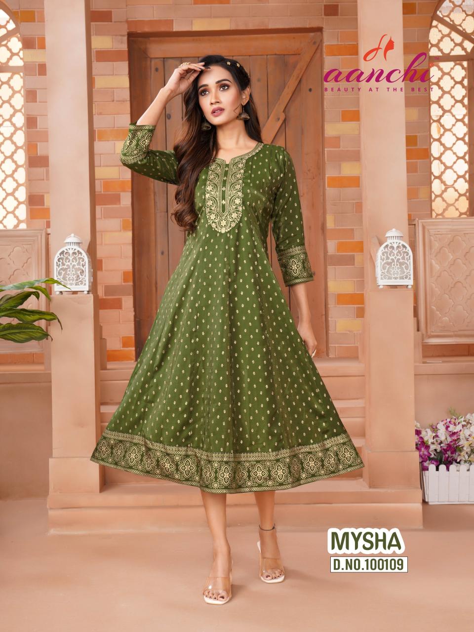 Aanchi Mysha Catalog wholesale kurti catalogue online