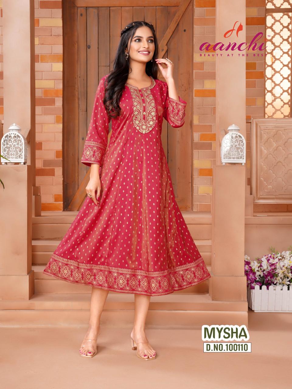 Aanchi Mysha Catalog wholesale kurti catalogue online
