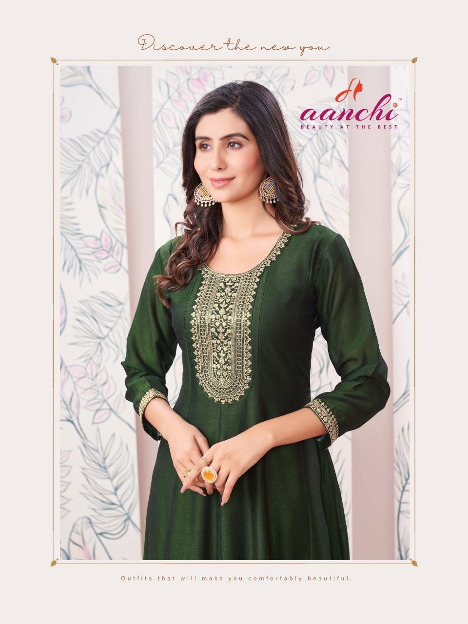Aanchi Plus Charmi Catalog catalogue designer kurti