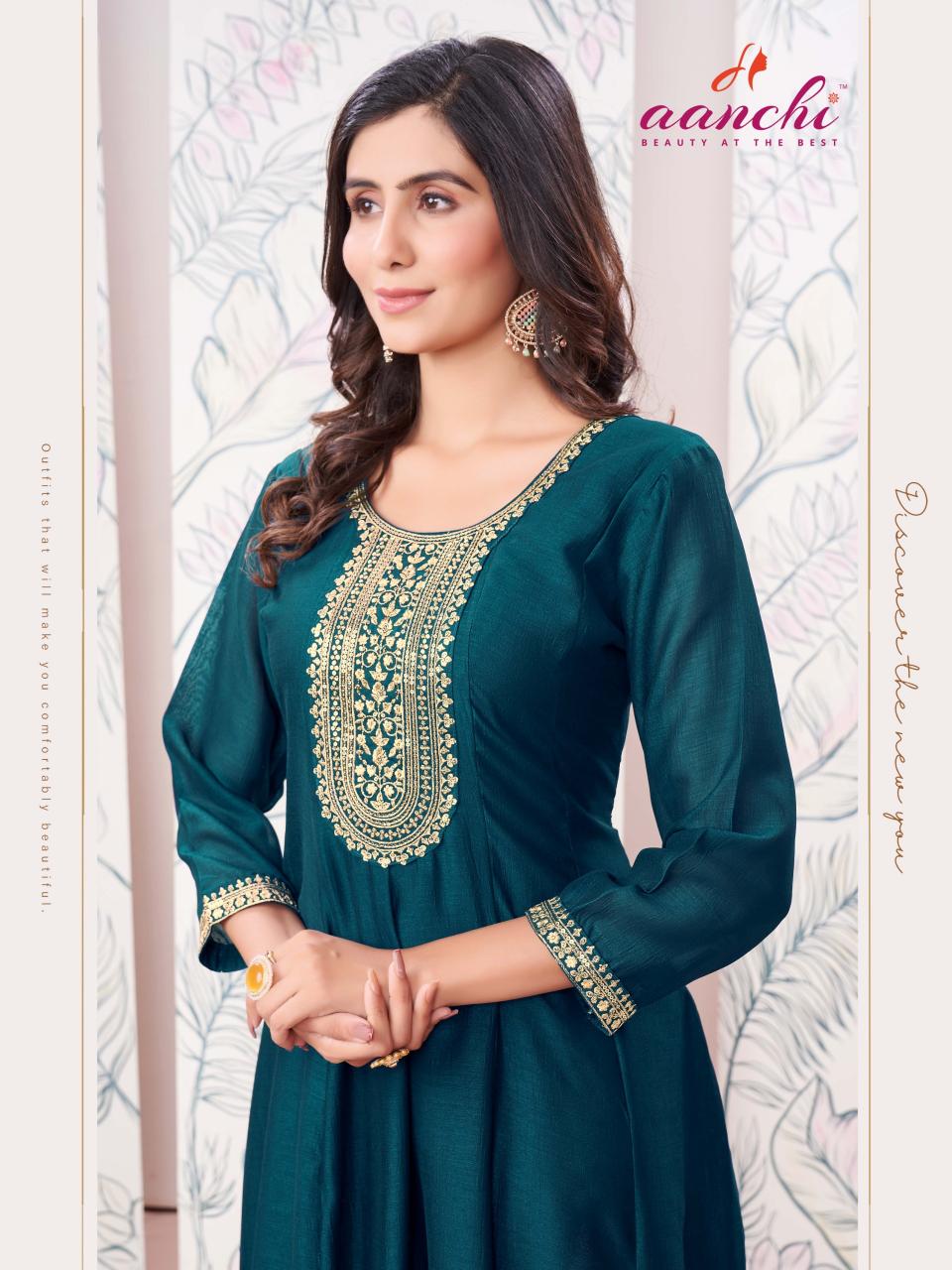 Aanchi Plus Charmi Catalog catalogue designer kurti