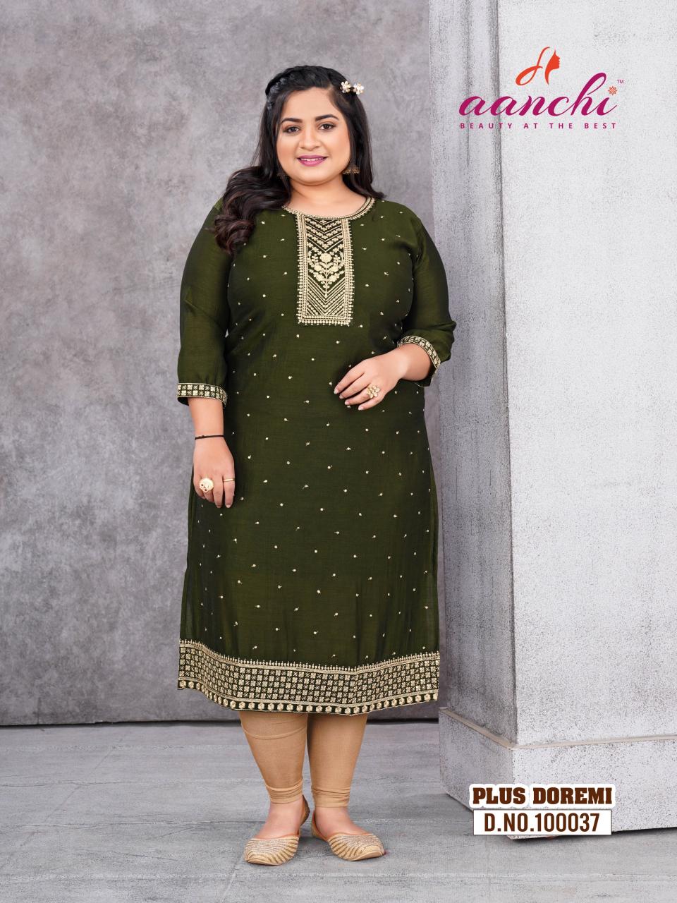 Aanchi Plus Doremi Catalog kurta set price range