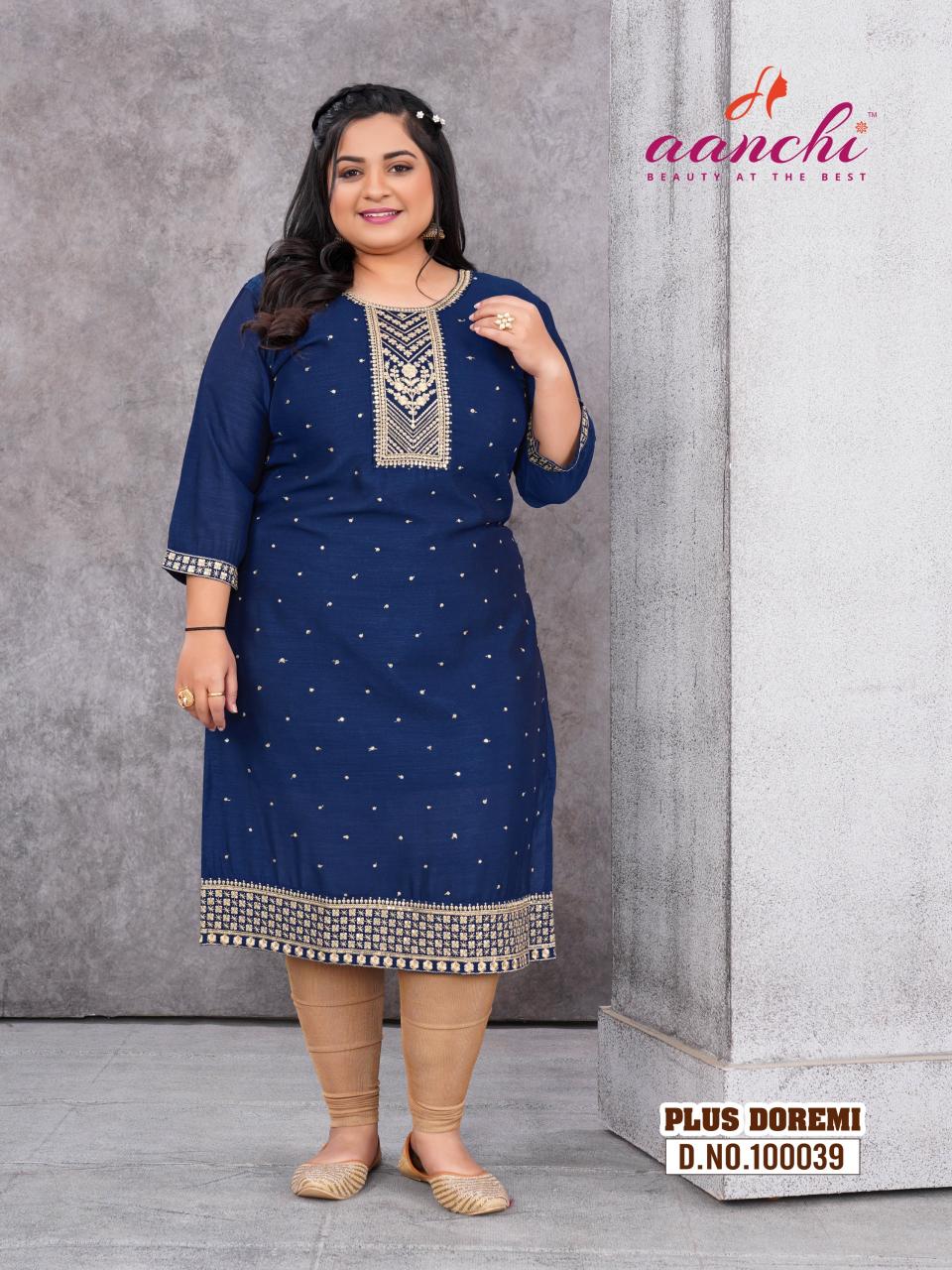 Aanchi Plus Doremi Catalog kurta set price range