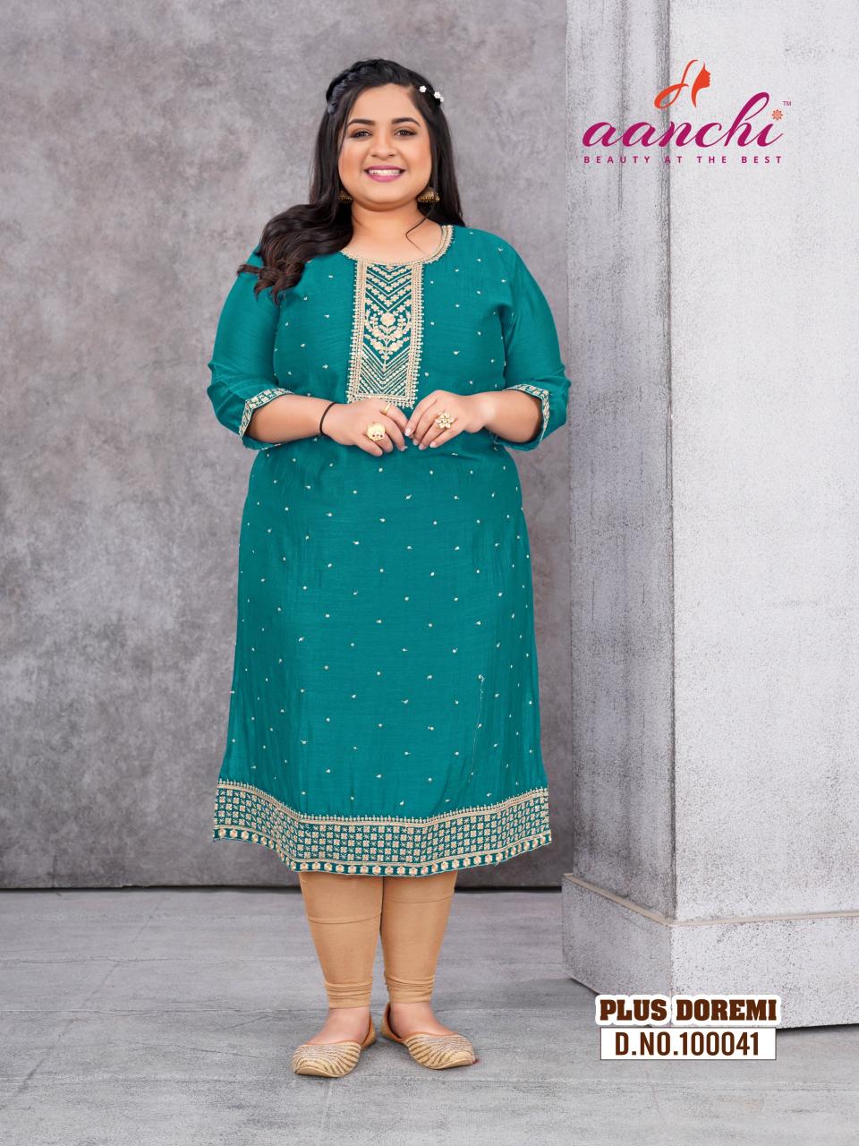 Aanchi Plus Doremi Catalog kurta set price range