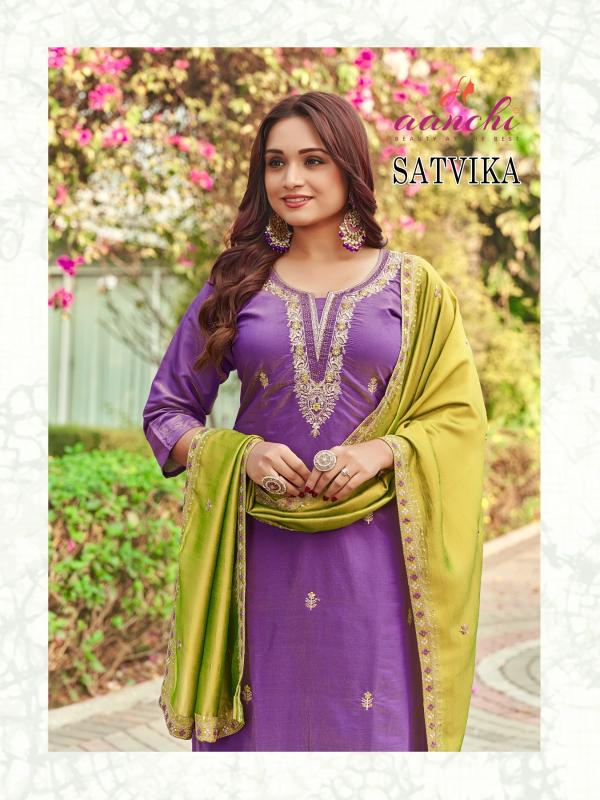 Aanchi Satvika catalog kurtis wholesale in surat