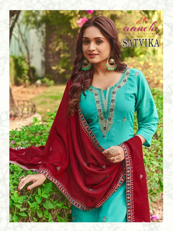 Aanchi Satvika catalog kurtis wholesale in surat