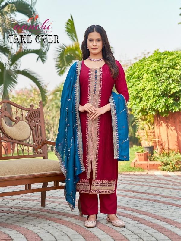 Aanchi Take Over Catalog kurti set for women wholesale 