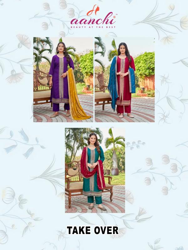 Aanchi Take Over Catalog kurti set for women wholesale 
