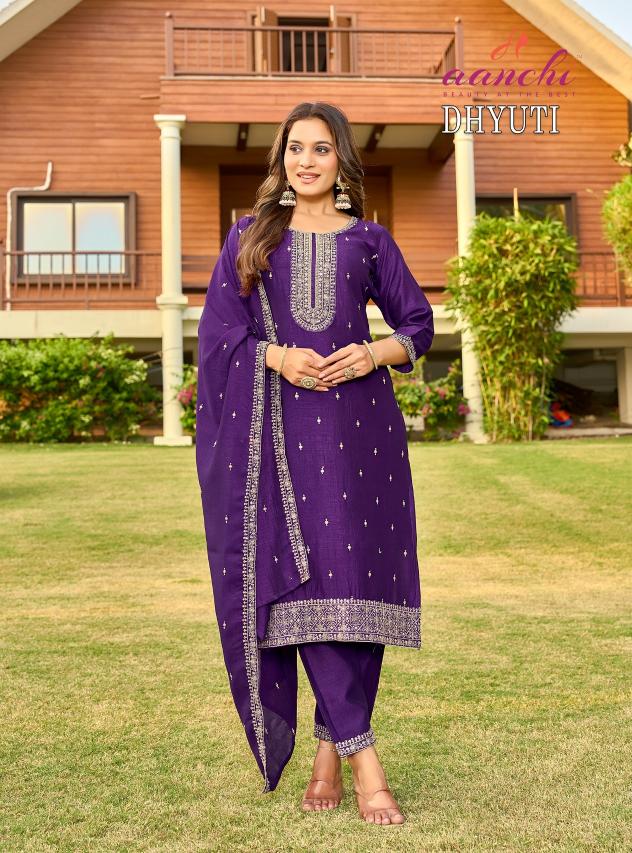 Aanchi Dhyuti Catalog mrigya kurtis catalogue