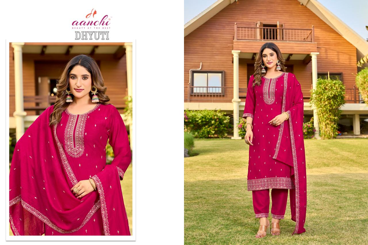 Aanchi Dhyuti Catalog mrigya kurtis catalogue