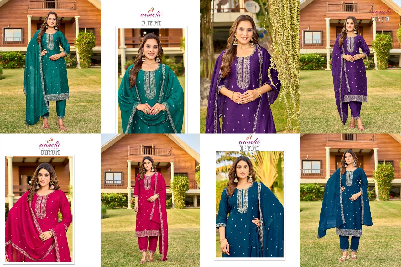 Aanchi Dhyuti Catalog mrigya kurtis catalogue