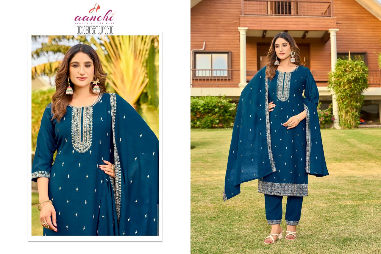 Aanchi Dhyuti Catalog mrigya kurtis catalogue