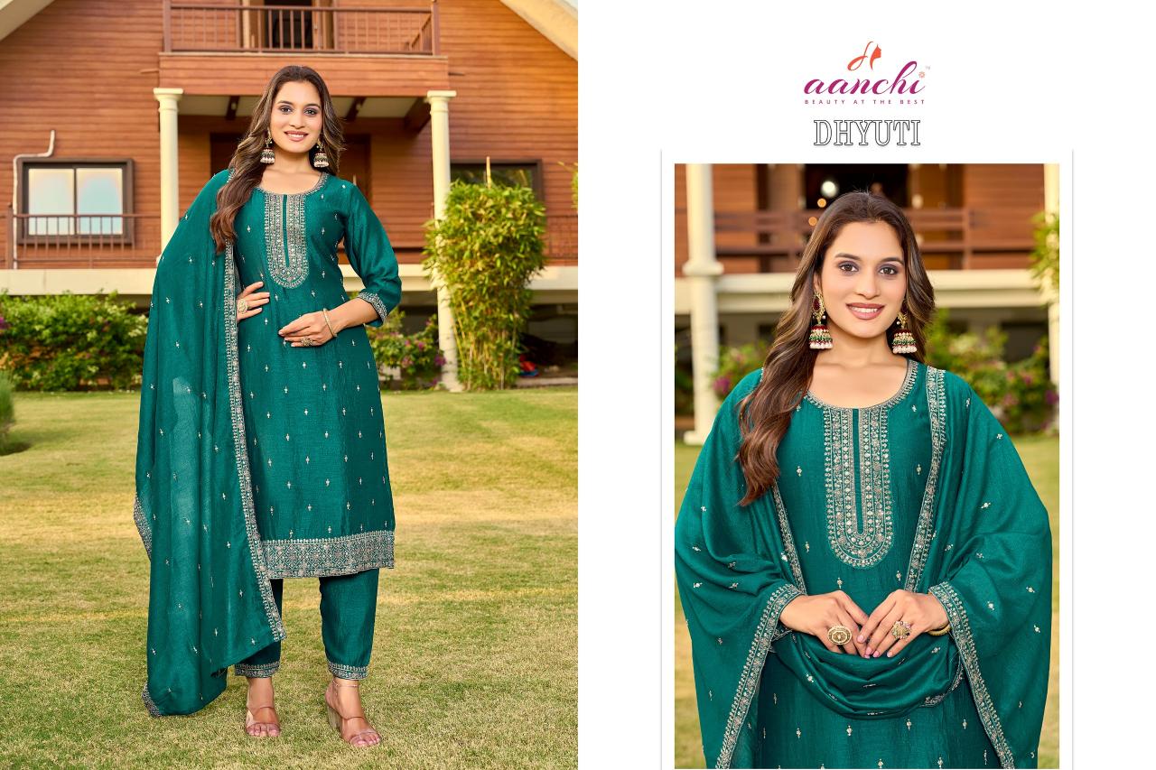 Aanchi Dhyuti Catalog mrigya kurtis catalogue