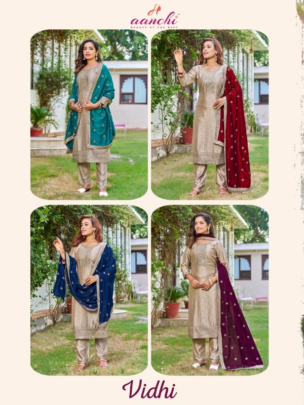 Aanchi Vidhi Catalog affordable kurta sets