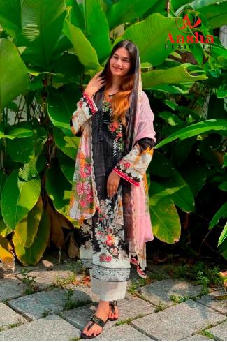 Aasha 1148 Cotton Dupatta wholesale pakistani suits in chennai