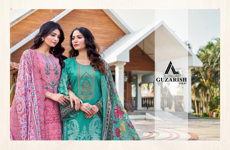 Adan Libas Guzarish Vol 7 Catalog pakistani purple ladies suits