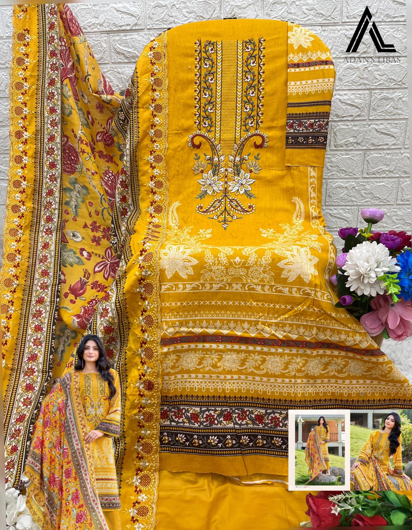 Adan Libas Guzarish Vol 7 Catalog pakistani purple ladies suits