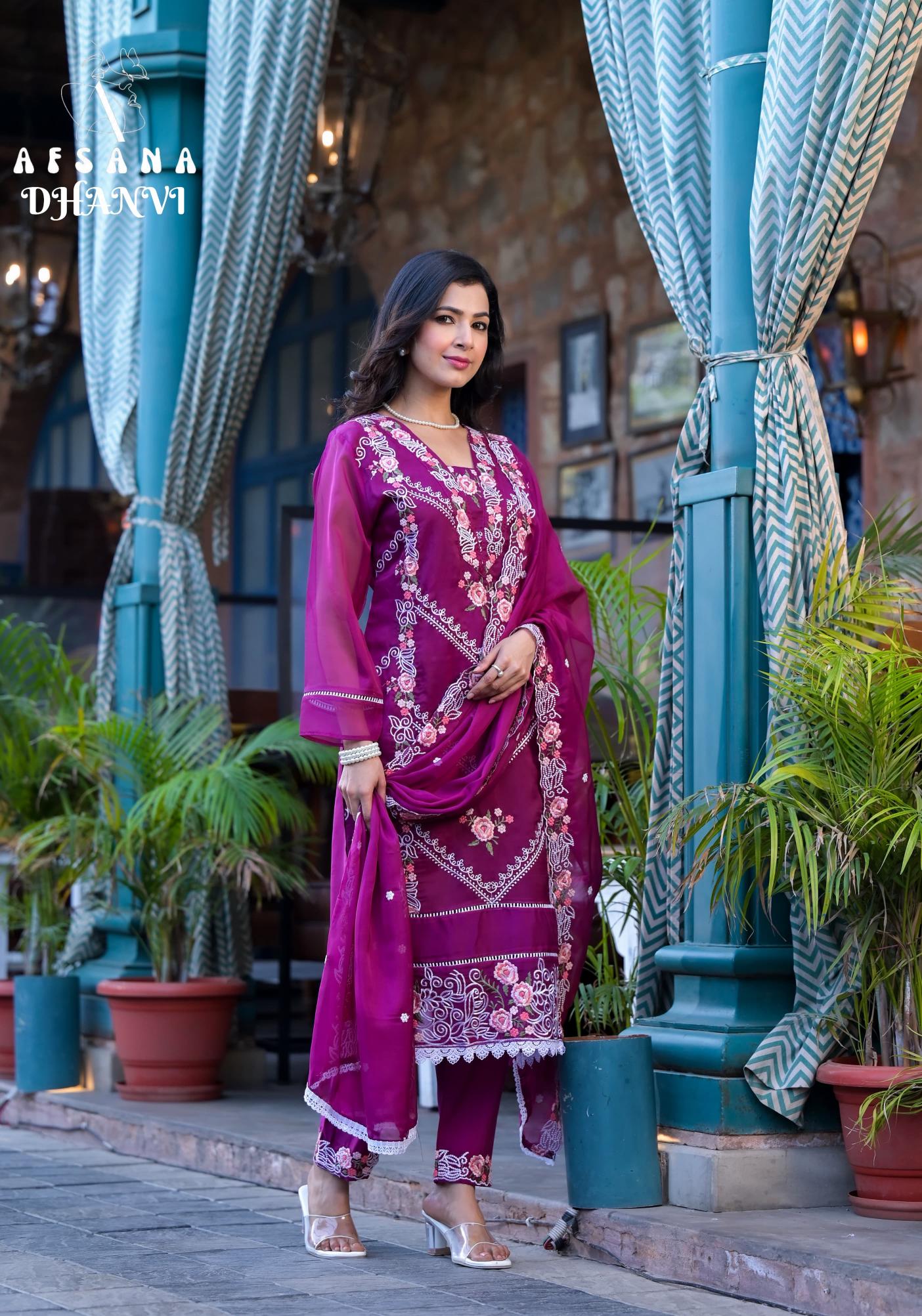 Afsana Dhanvi catalog surat readymade suits wholesale market