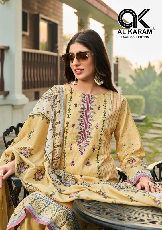 Alkaram Dilshad Vol-01 - Karachi Dress Material  - Wholesale Catalog