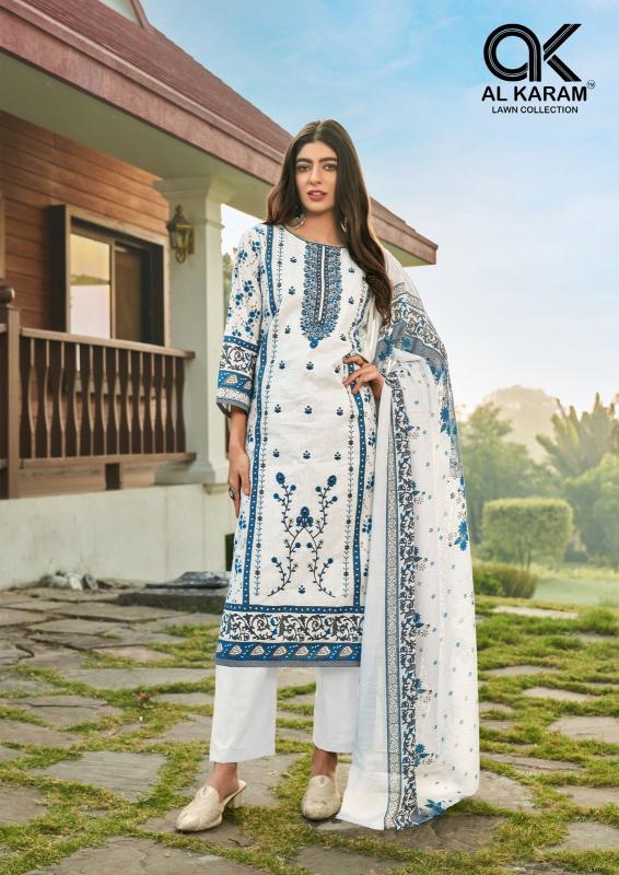 Alkaram Dilshad Vol-01 - Karachi Dress Material  - Wholesale Catalog