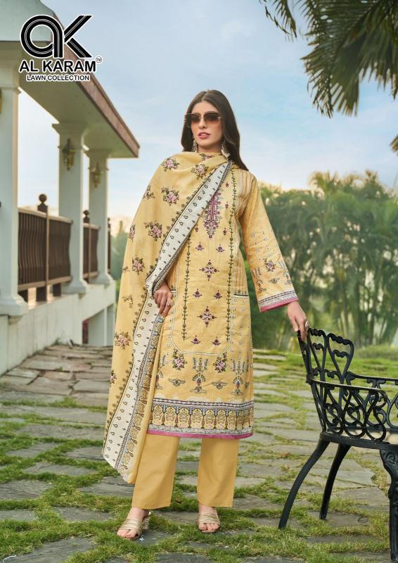 Alkaram Dilshad Vol-01 - Karachi Dress Material  - Wholesale Catalog