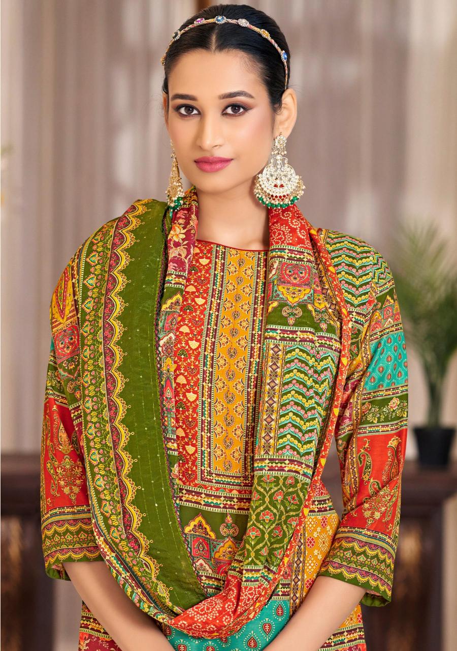 Alok Bella Vol 14 Catalog surat dress material wholesaler