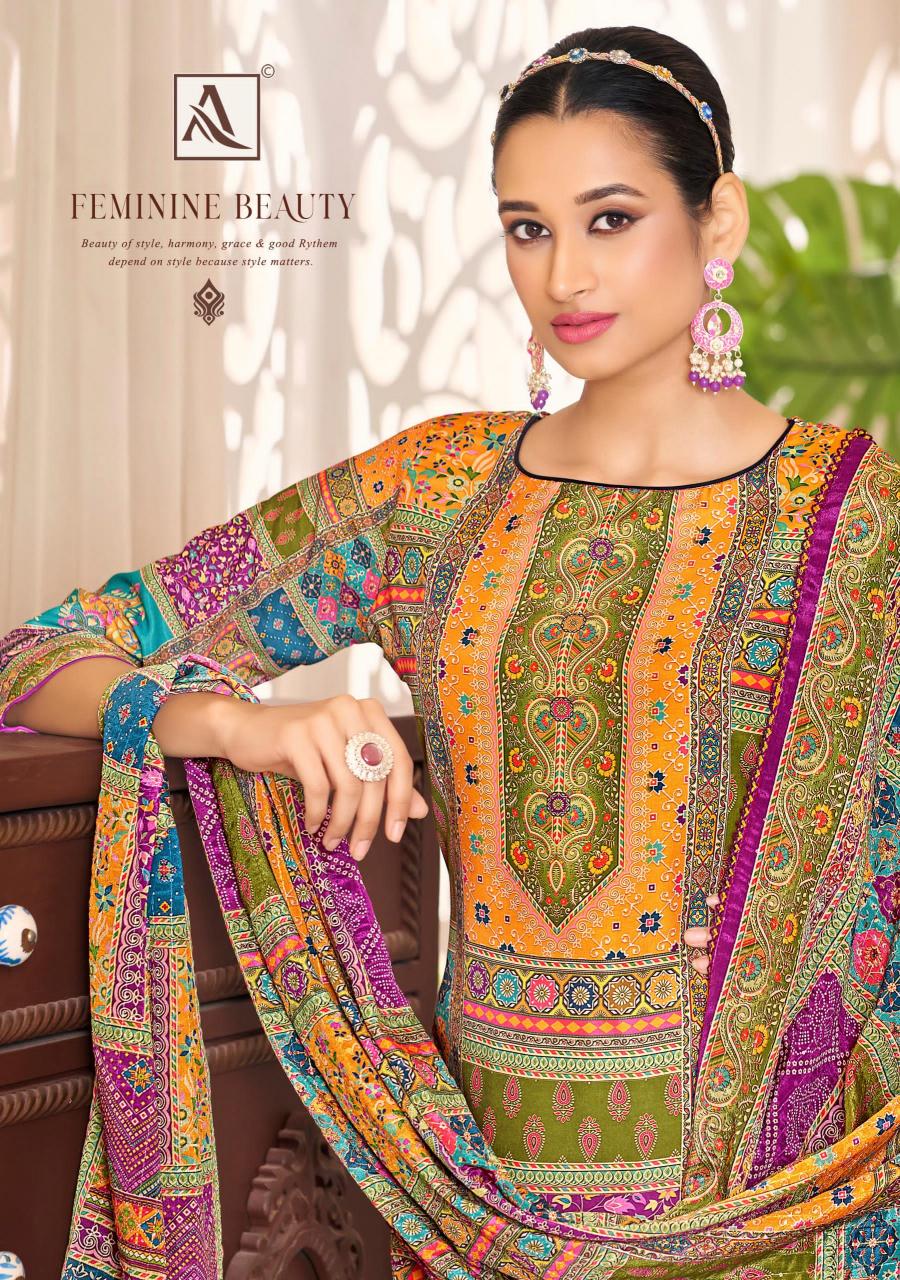 Alok Bella Vol 14 Catalog surat dress material wholesaler