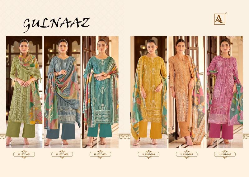 Alok Gulnaaz catalog dress materials wholesale shops in surat