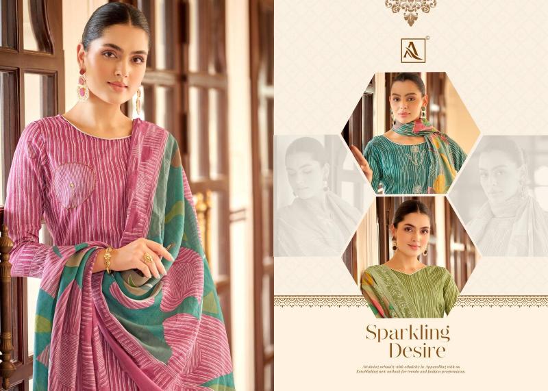Alok Gulnaaz catalog dress materials wholesale shops in surat