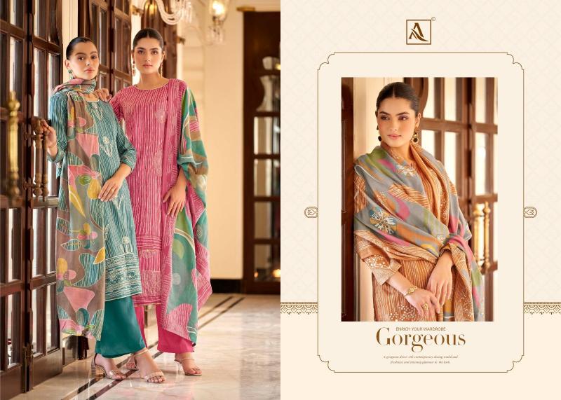 Alok Gulnaaz catalog dress materials wholesale shops in surat