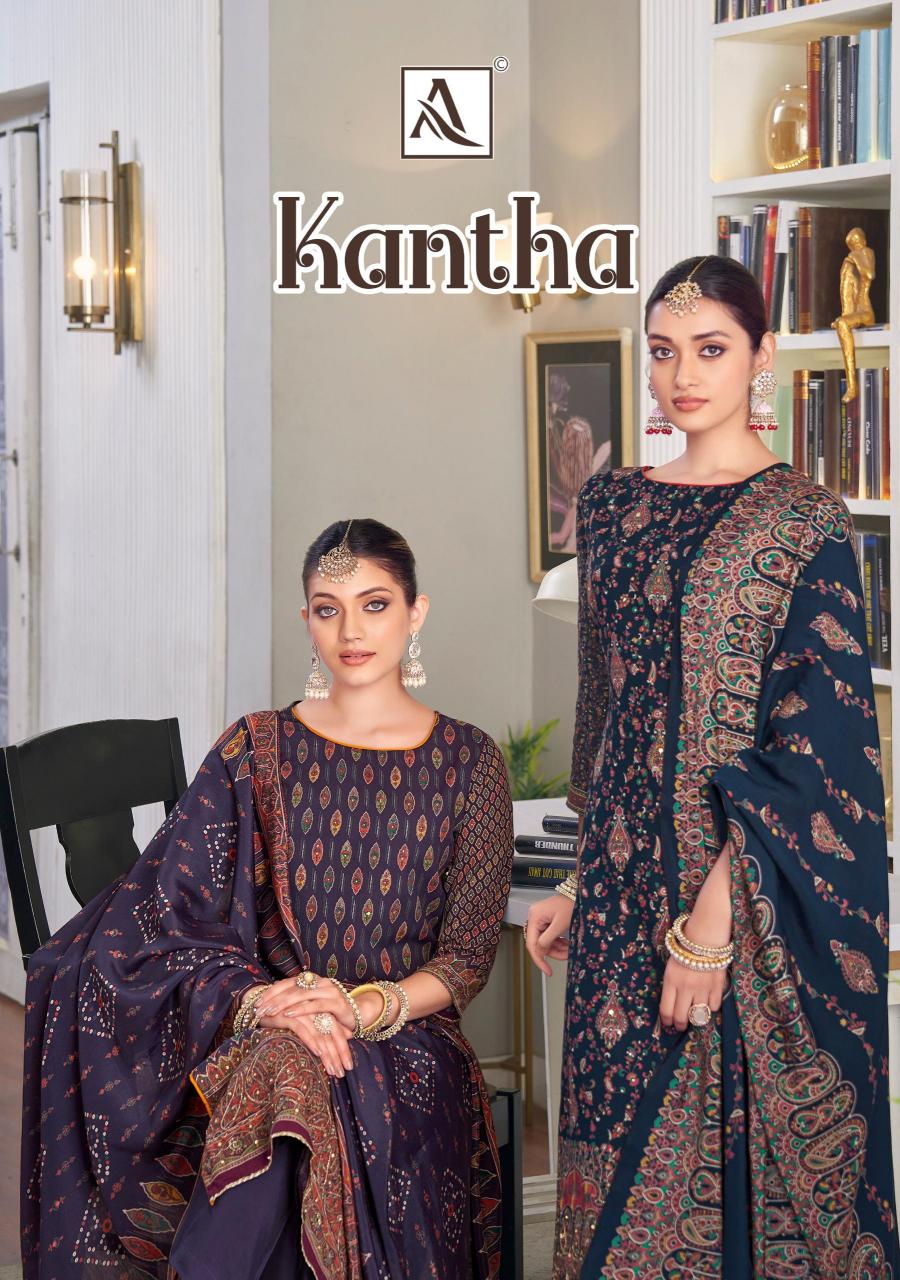 Alok Kantha Catalog wholesale dealers for dress materials in mumbai