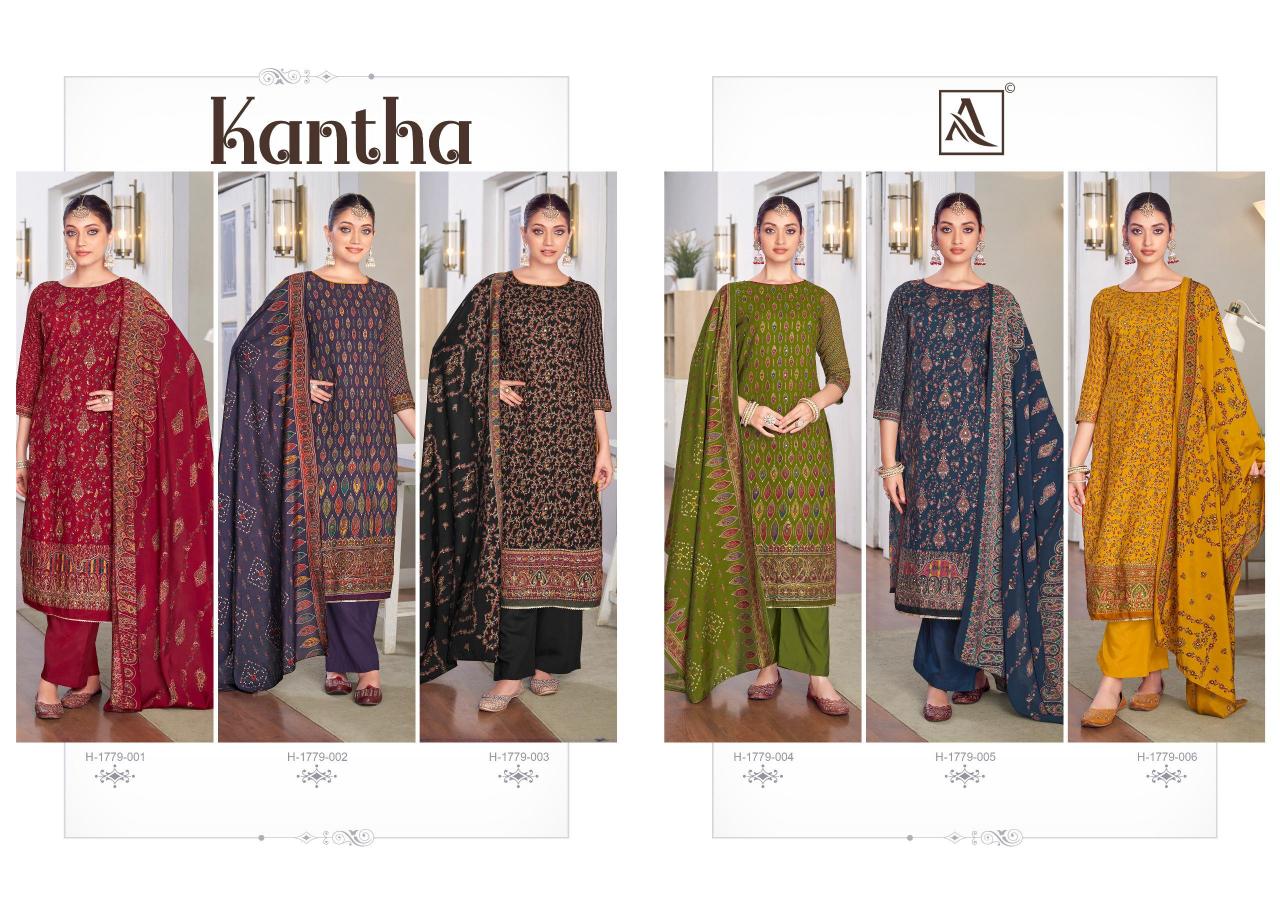 Alok Kantha Catalog wholesale dealers for dress materials in mumbai