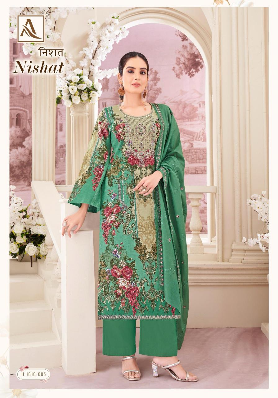 Alok Nishat Catalog wholesale dress material distributors in surat
