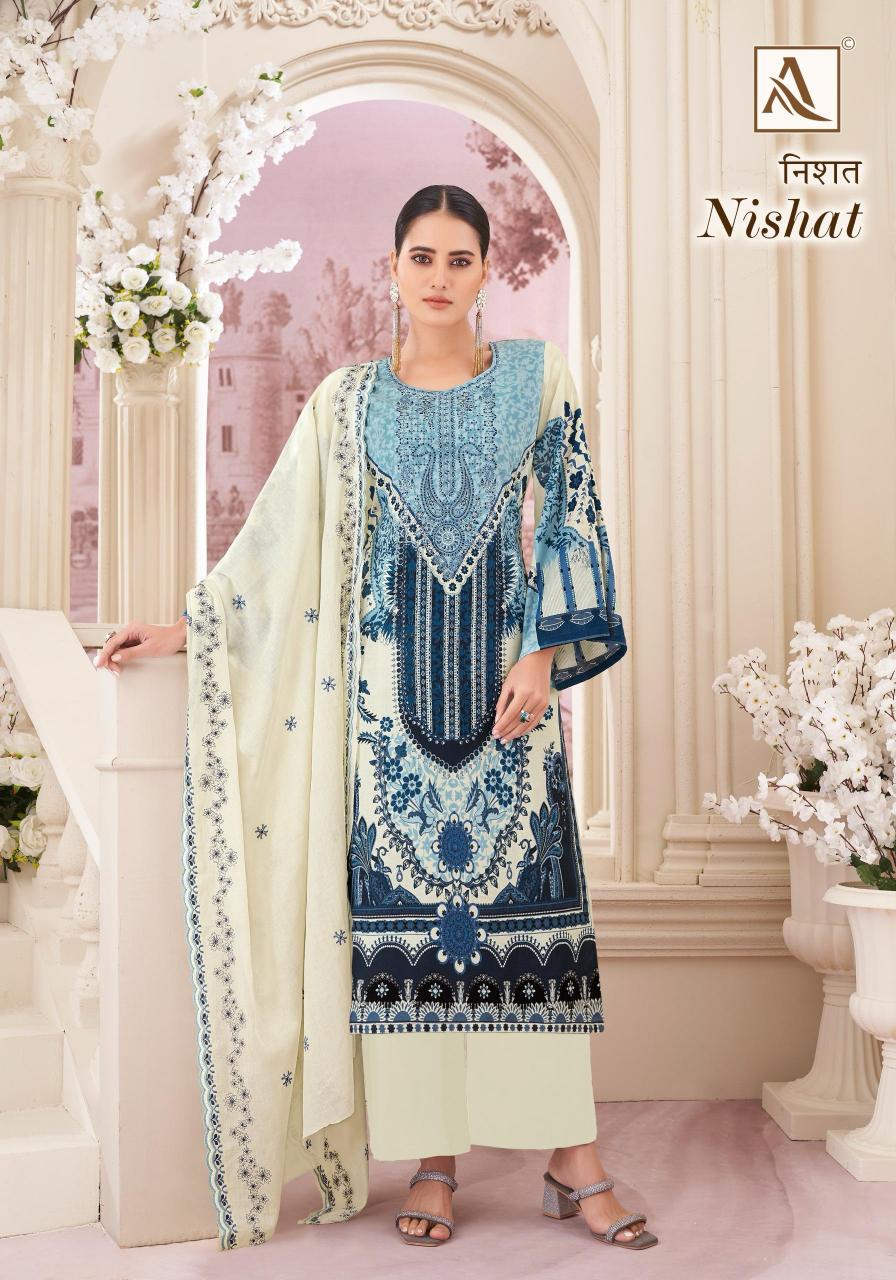 Alok Nishat Catalog wholesale dress material distributors in surat