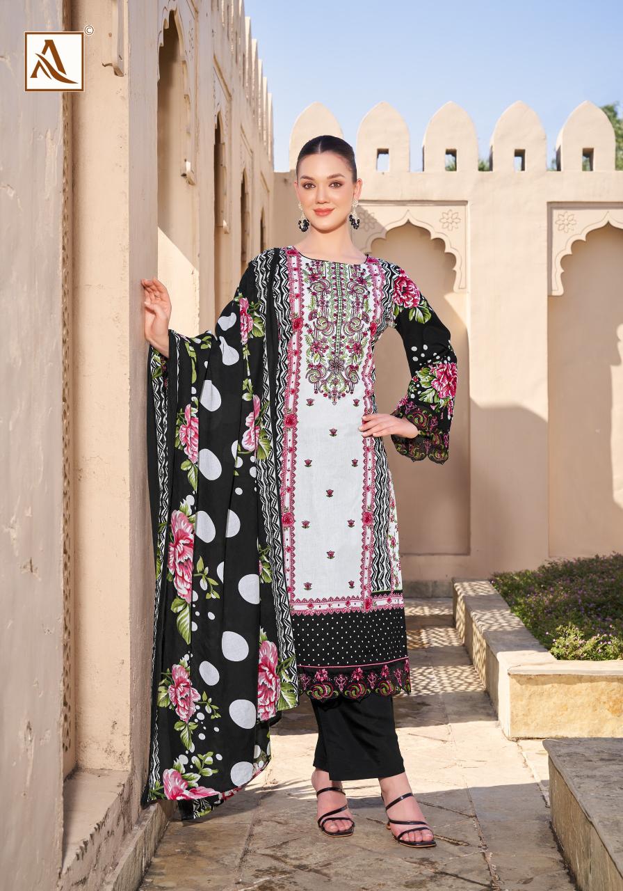  Alok Qurbat Vol 17 Catalog kantha work dress material wholesale