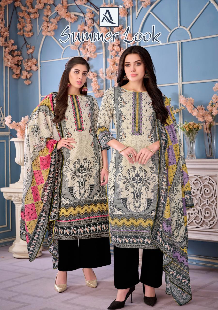 Alok Summer Look catalog wholesale dealers for dress materials in coimbatore