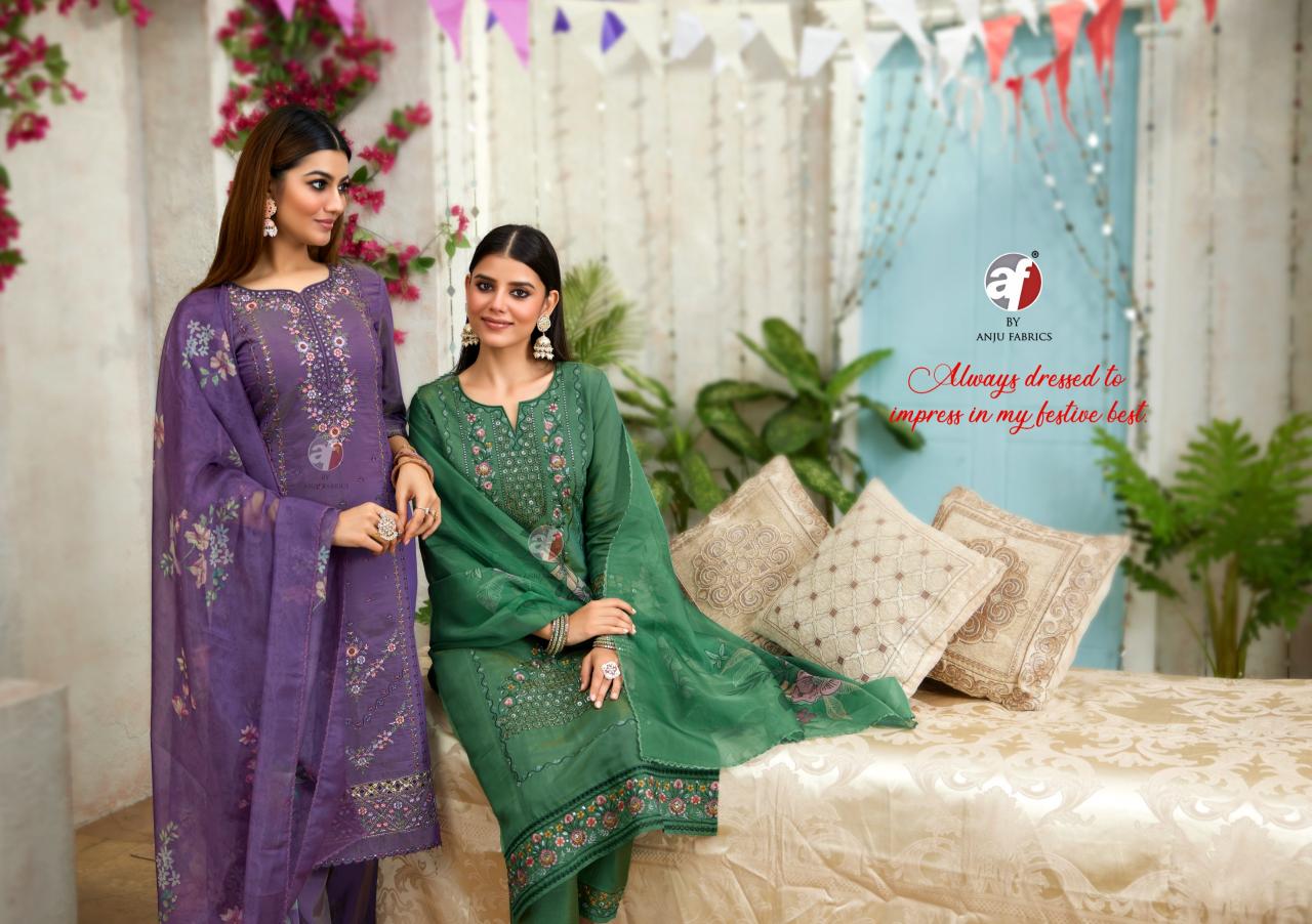 Anju Fabrics Sayara Vol 2 Catalog kajal kurtis catalogue wholesale