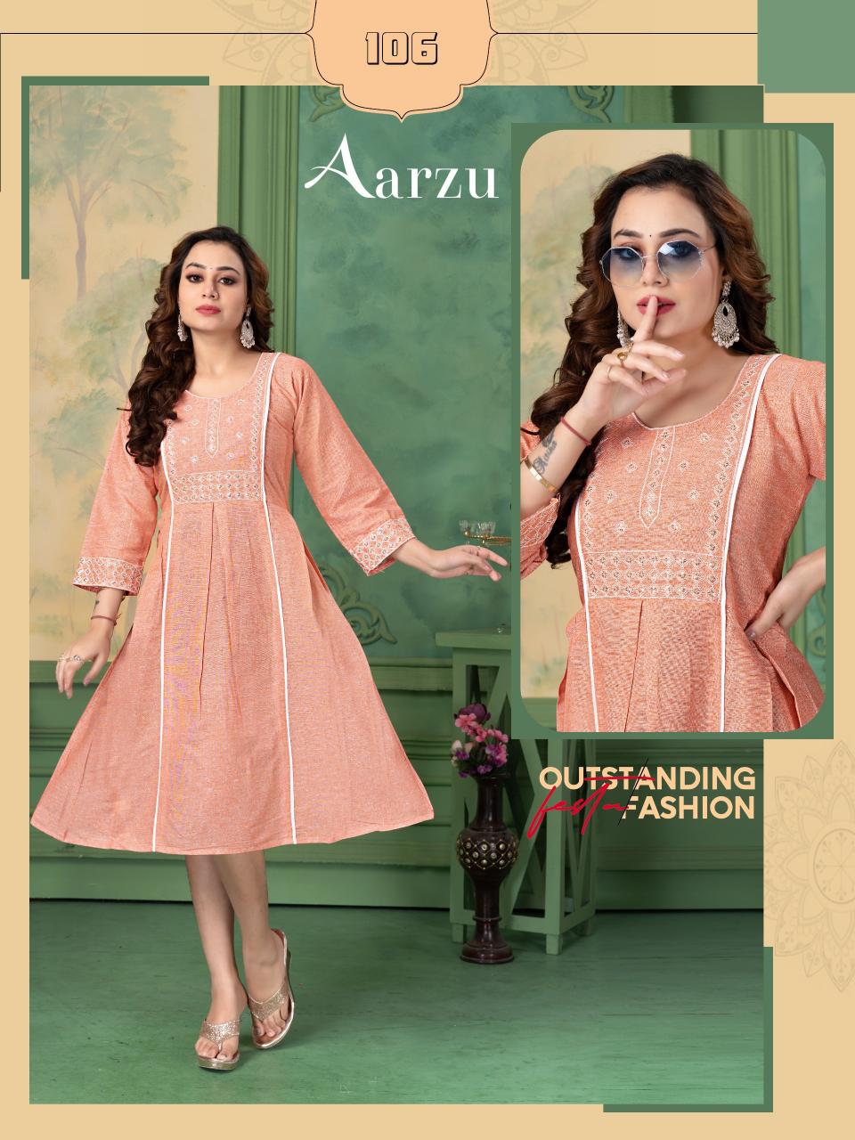 Beauty Aarzu Catalog wholesale kurti manufacturer