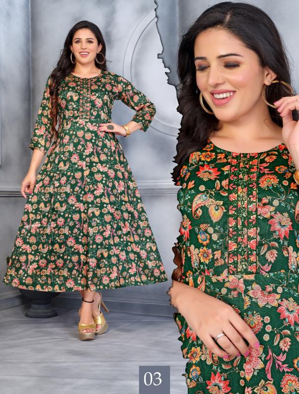 Beauty Queen Pretty Fashion VOL.0.1.2 Catalog nech design catalogue for full sleeves long kurti