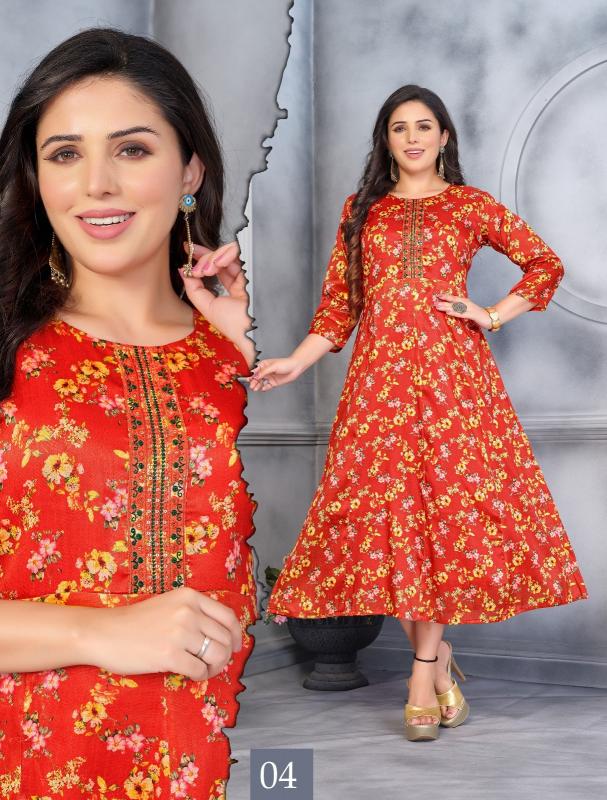 Beauty Queen Pretty Fashion VOL.0.1.2 Catalog nech design catalogue for full sleeves long kurti