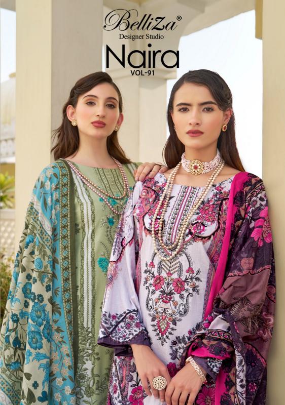 Belliza Naira Vol 91 Catalog dress material wholesale dealers in bangalore