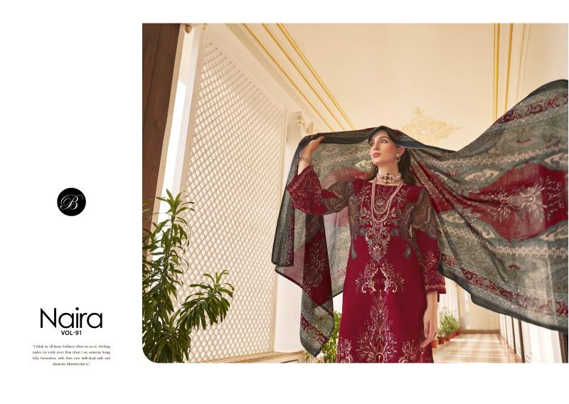 Belliza Naira Vol 91 Catalog dress material wholesale dealers in bangalore