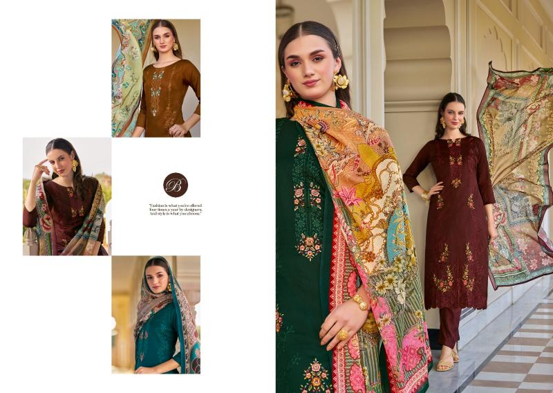 Belliza Zarqash Vol 3 Catalog wholesale dealers for dress materials in coimbatore