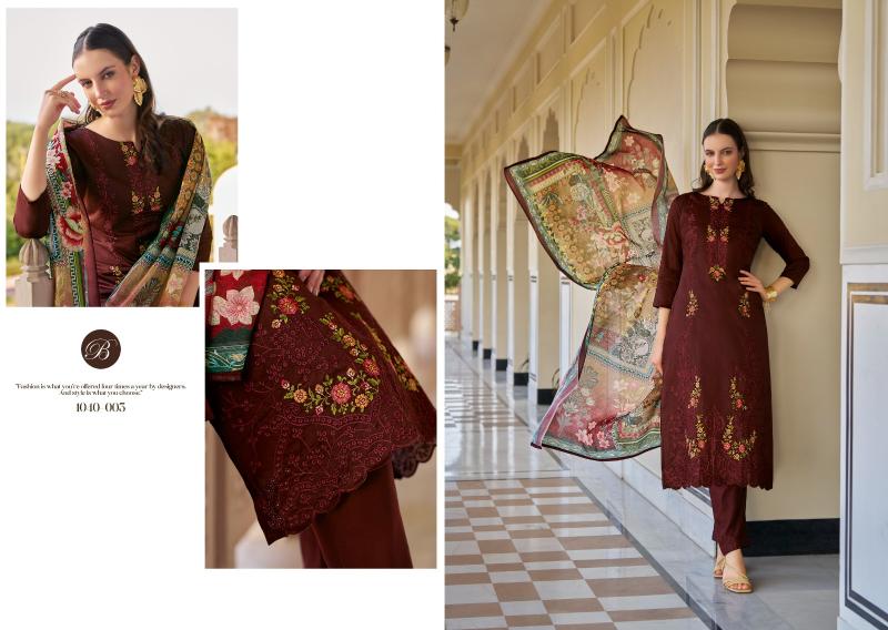 Belliza Zarqash Vol 3 Catalog wholesale dealers for dress materials in coimbatore