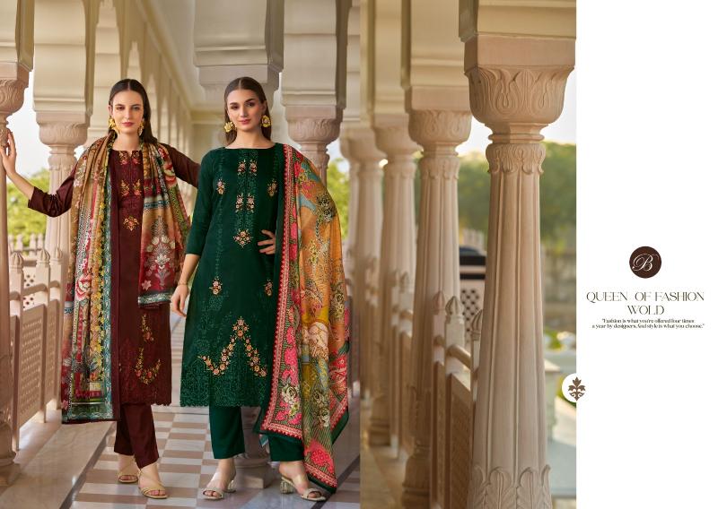 Belliza Zarqash Vol 3 Catalog wholesale dealers for dress materials in coimbatore